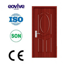 Zhejiang flush wood interior bathroom PVC wooden door